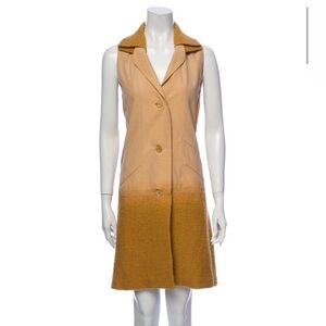 Issey Miyaki Mid Length Shirt Dress Sz XL